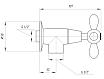 Запорный вентиль Migliore Princeton Plus ML.PRP-8058.BR бронза