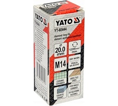 Коронка алмазная 20 мм Yato YT-60444