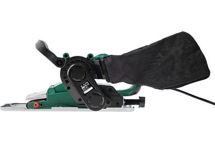 Ленточная шлифовальная машинка Hammer Flex 800 Вт, 120-290 м/мин, лента 75x457 мм, рамка, струбцины 2 шт. LSM800B