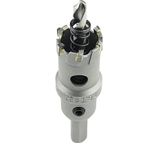 Коронка по металлу твердосплавная 22 мм усиленная HM/TCT Diamond Industrial DIDTCT22
