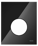 Кнопка смыва для писсуара TECE Loop 9242654 стекло, черный/белый