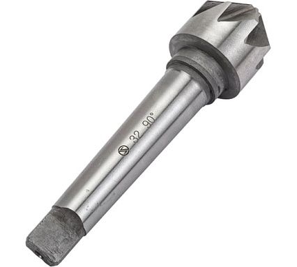 Зенковка коническая 90 градусов (32х32х124 мм; КМ2; Р6М5; тип 10; Z=8; ГОСТ 14953-80) ИНСТУЛС 00001220039