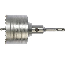Коронка буровая в сборе, SDS-plus, 80 мм, М22 Тундра 1032465