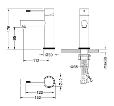 Смеситель для раковины Timo Saona 2361/16F матовый белый