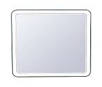 Зеркало Style Line Атлантика 90x70 см с подсветкой, часами СС-00002213