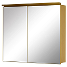 Зеркальный шкаф De Aqua Алюминиум 100 см, с подсветкой