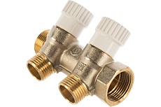 Распределительный коллектор STOUT 3/4, 2 отвода 1/2 SMB 6851 341202 RG008SFVPBLRSJ