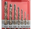 Набор машинных метчиков RUKO M3-M12 + сверла HSSE, 14 предметов 245051