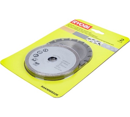 Набор из пильного и алмазного дисков RAKMMS02K Ryobi 5132004662
