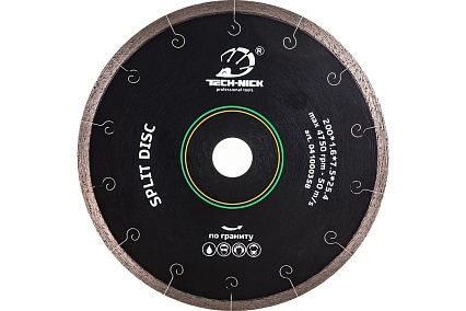 Диск алмазный сплошной по граниту SPLIT DISC (200х25.4 мм) TECH-NICK 41000358