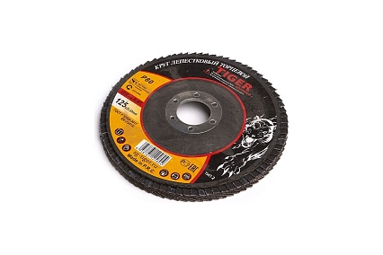 Круг зачистной лепестковый NORMAL (125х22 мм; P80) Tiger Abrasive 00-00000096