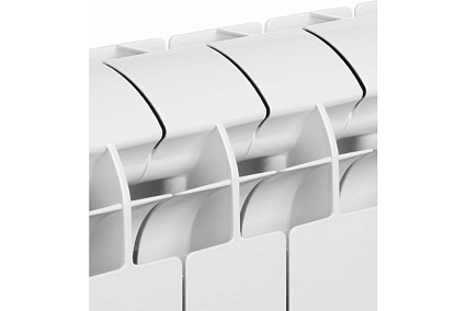 Биметаллический радиатор Global STYLE PLUS 500 8 секции, боковое подключение RG008UNRBGITM1