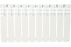 Радиатор Tropic 350x80, алюминиевый, 10 секций 7601.047