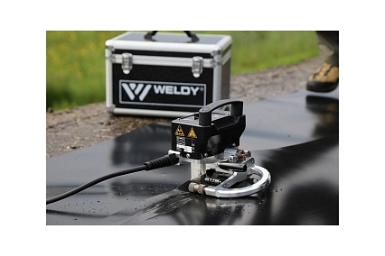 Сварочный аппарат Weldy Miniwelder Geo 2 230В/800Вт, стальной клин, с пров. каналом 154.884