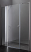 Душевая дверь Cezares ELENA-W-B-13-40+60/60-P-Cr-L 160x195, рифленая, L