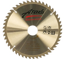 Диск пильный по дереву (300х50 мм; 48T; б/рез) АТАКА 8079430