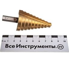 Сверло по металлу ступенчатое (9-36 мм; 10 ступеней; TiN) Skrab 30165
