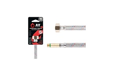 Гибкая подводка для воды AV Engineering иголка м10 длинная - гайка 1/2" 80 см AVE21480