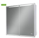 Зеркальный шкаф Art&Max Merano 90x80 см AM-Mer-900-800-1D-R-DS-F с подсветкой, анти-пар