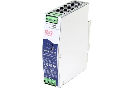 Промышленный источник питания Mean Well AC-DC WDR-60-12 Т03521297