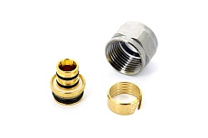 Соединитель для коллекторов SH Tiemme обжим-В 16(2.0)х1/2' 1440069