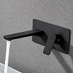Смеситель для раковины Black&White Universe UK8306B черный матовый