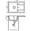 Кухонная мойка Tolero R-112 №911 76 см черный