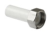 Штуцер PRO AQUA PP-R с накидной гайкой, белый, ШК 32-1.1/4 PA70016b