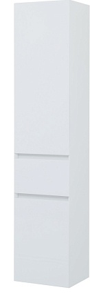 Шкаф-пенал Aquanet Йорк 35 см, белый глянец