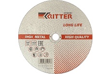 Круг отрезной по металлу и нержавеющей стали LongLife HQ (230х1.6х22.2 мм) RITTER PS50230162