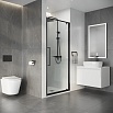 Душевая дверь Niagara Nova 100x195 прозрачное, графит NG-35-10AGR