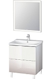 Мебель для ванной Duravit L-Cube 65 2 ящика белый