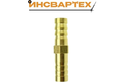 Штуцер соединительные на рукав двойной Инсвартех 6/6 (5 шт упак) IST0307