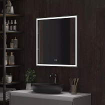 Зеркало Континент Strong Black Led 60x80 см с подсветкой ЗЛП134