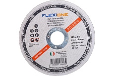 Круг отрезной по металлу и нержавейке (125х1.6х22.23 мм; тип 41) Flexione 10001098