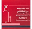Домкрат бутылочный Forcekraft 20т FK-T92004/DS/(51357)