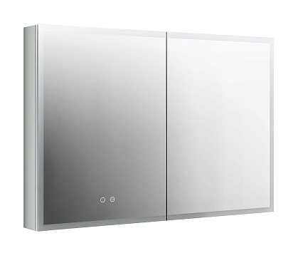Зеркальный шкаф Aquatek 100x70 см с подсветкой, антипар, хром AQ7103B-MLC