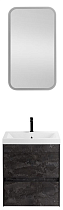 Мебель для ванной Art&Max Family-M 40 см, 2 ящика, Iron Stone