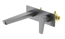 Смеситель для раковины Aquatek Бетта AQ1113BGM оружейная сталь