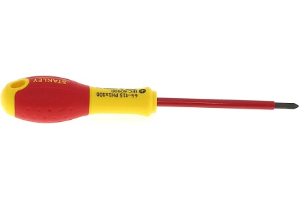 Диэлектрическая отвертка FATMAX 1000V PH1х100 мм Stanley 0-65-415