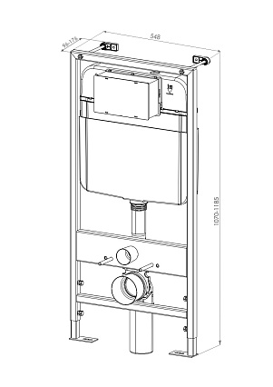 Инсталляция для унитаза D&K DI8055119