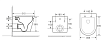 Комплект Weltwasser 10000011515 унитаз Salzbach 043 GL-WT + инсталляция Marberg 507 + кнопка Mar 507 RD GL-WT