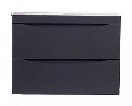 Тумба с раковиной Style Line Бергамо мини Люкс Plus 70 см подвесная