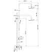 Душевая стойка Lemark Tropic LM7002C