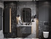 Мебель для ванной Акватон Сохо 75 см дуб веллингтон/графит софт