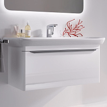 Мебель для ванной Geberit MyDay 88 см белый глянцевый