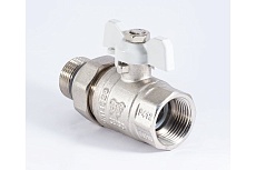 Шаровой кран PROFACTOR PF STANDARD с полусгоном, с уплотнением, в/н, ручка бабочка, 3/4 дюйма PF UBV 325 UR
