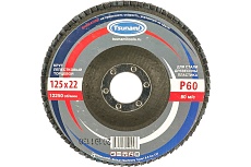 Круг лепестковый универсальный (125х22 мм,  А60, 14А) Tsunami КЛТ1 D96100000012560