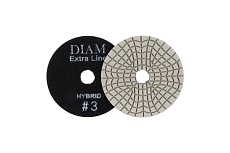 Круг алмазный гибкий шлифовальный Step-3 Extra Line Hybrid (100х3 мм; №3; черный) Diam 688