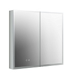 Зеркальный шкаф Aquatek 80x70 см с подсветкой, антипар, хром AQ7803B-MLC